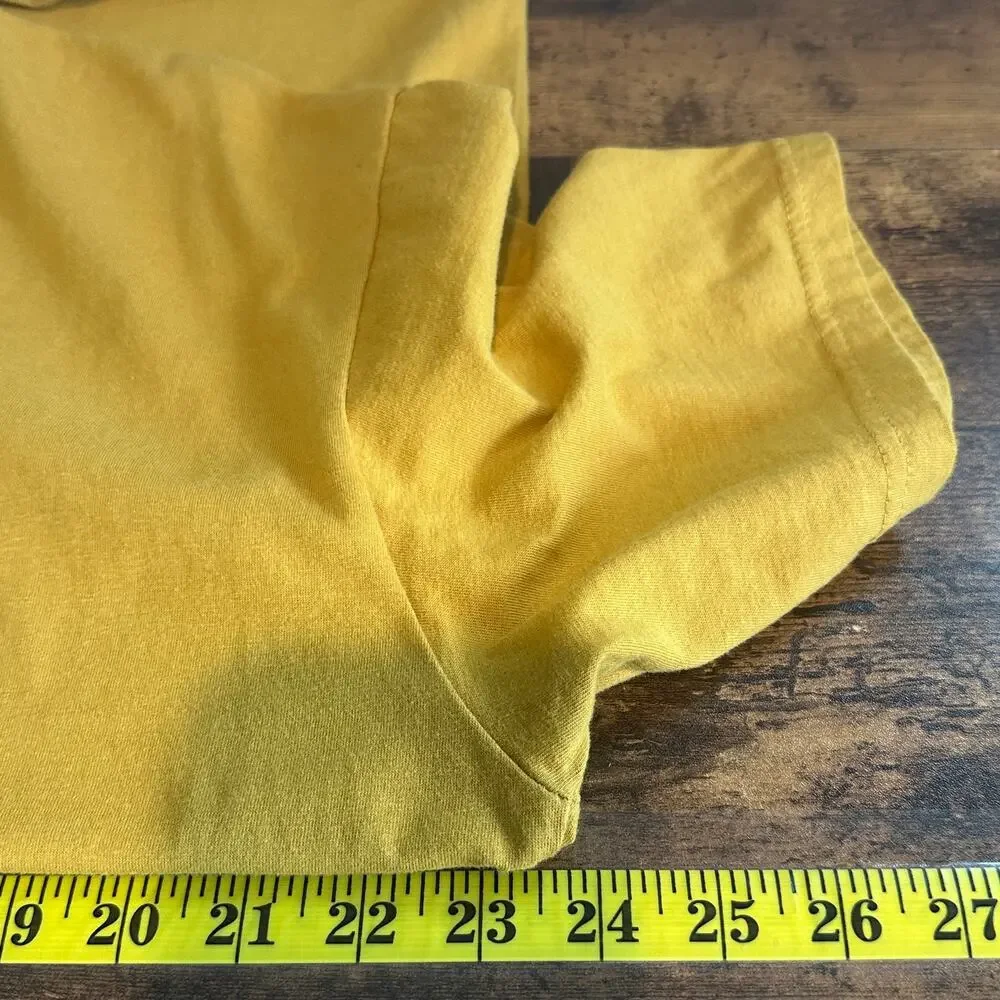 Hard Rock Mens Tee Shirt XL Lionel Messi Futbol Live Greatness Yellow Gold - Picture 3 of 8